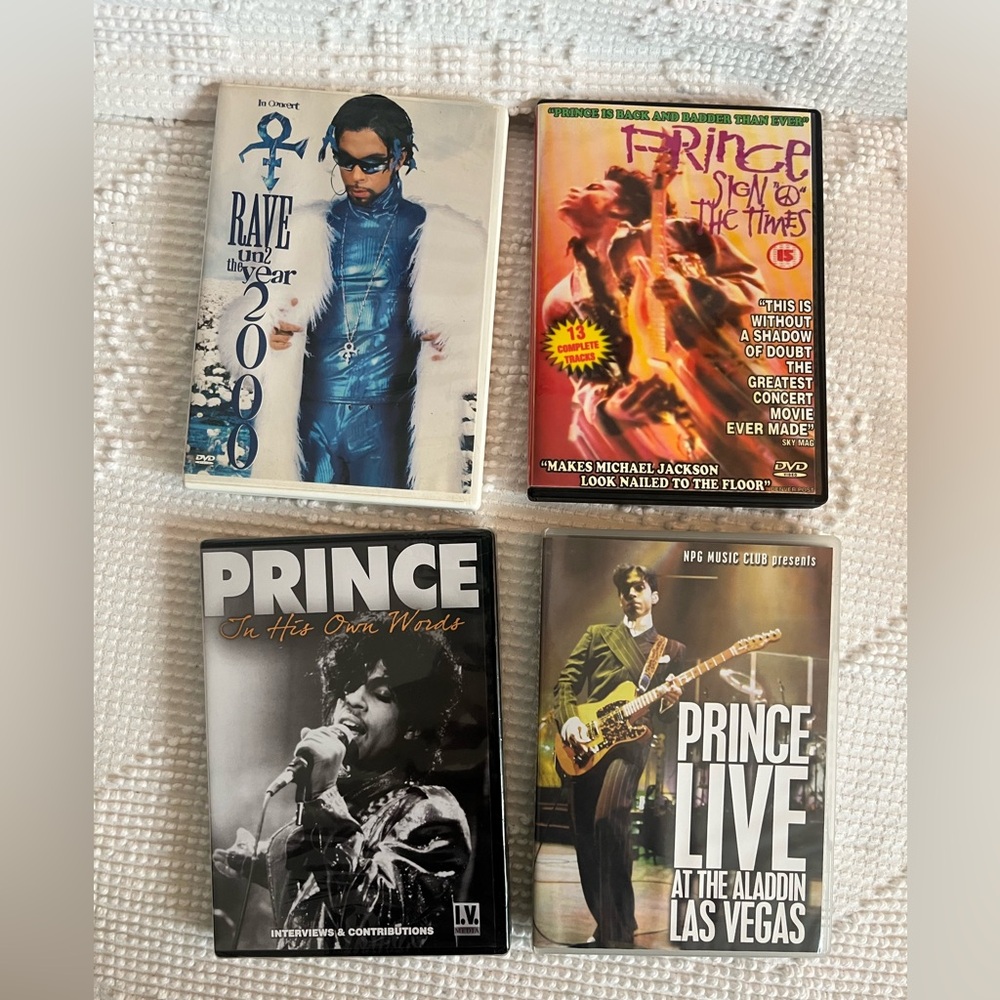 PRINCE DVDs